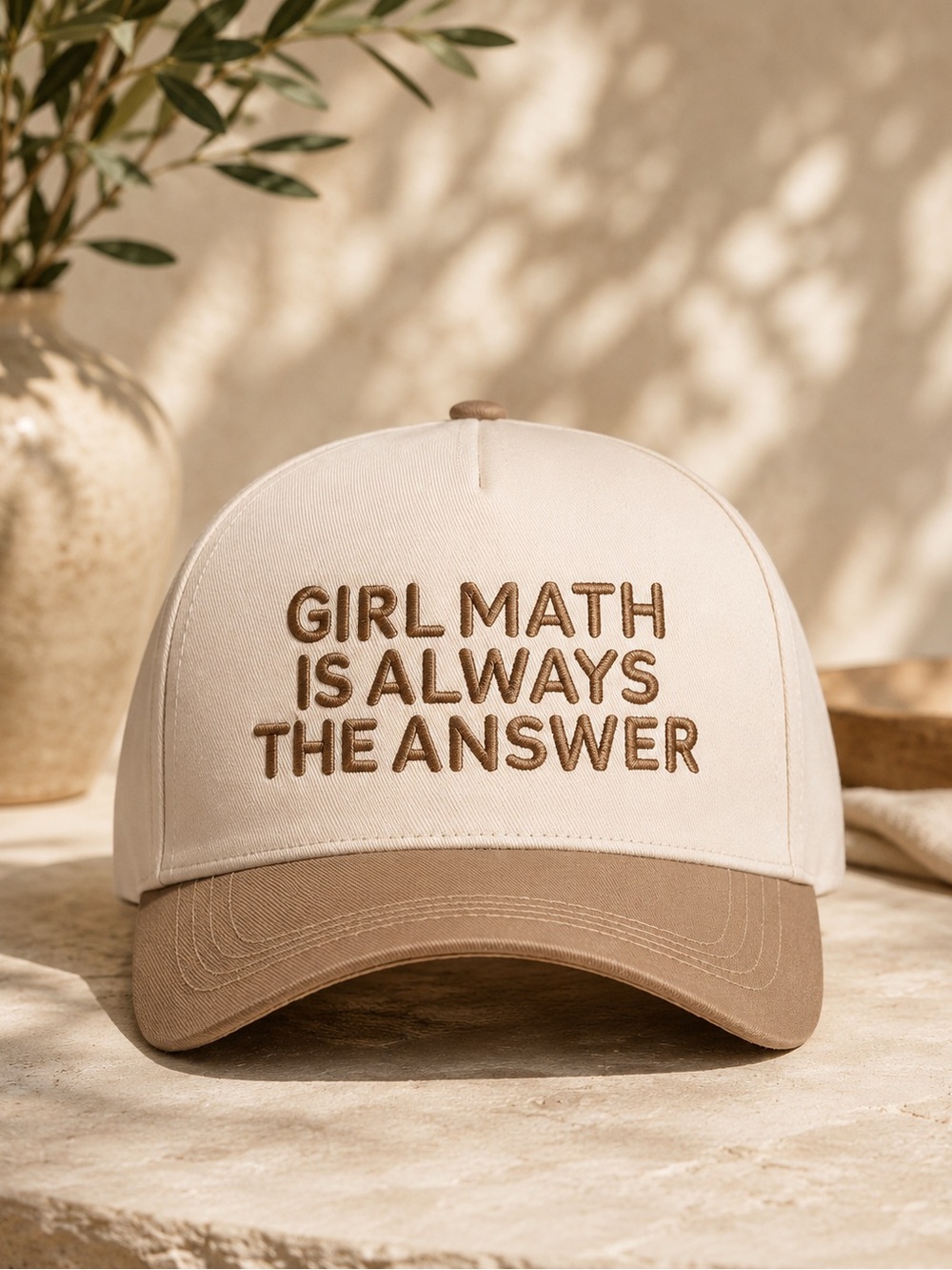 Girl Math Is Always the Answer Trucker Hat |SMH002